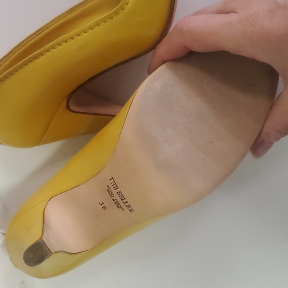 The seller yellow heels sz 36 - Picture 7 of 7